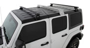 Rhino-Rack Vortex RL110 2 Bar Roof Rack Jeep Wrangler JL & Gladiator JT