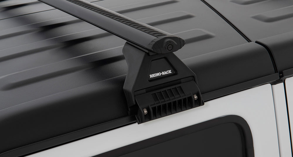 jeep wrangler cross bar gutter mounting rack system
