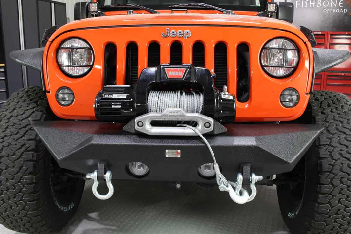 Jeep Wrangler JK Front Winch Bumper by Fishbone Offroad