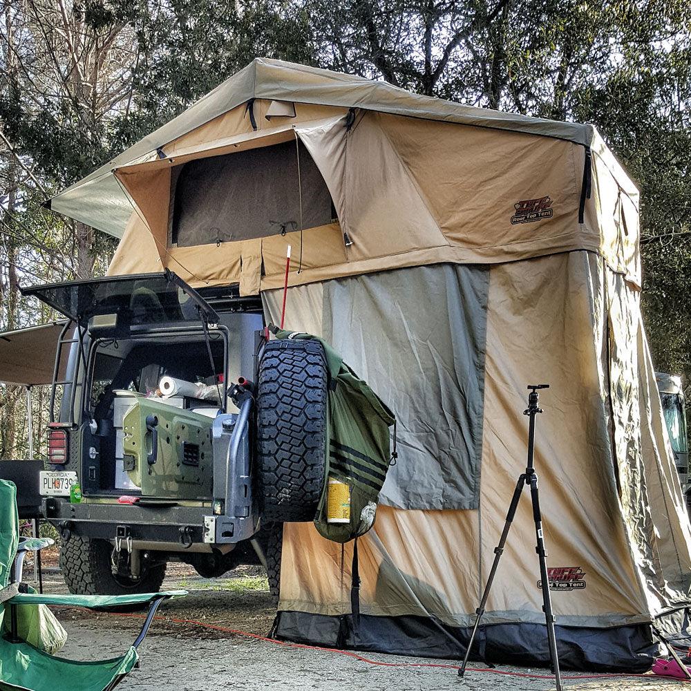 Ranger Roof Top Tent - 3 Person Capacity - Annex Included - by Tuff Stuff