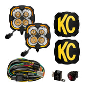 KC Hilites Flex Era 4 2-Light System 80W spot beam package set