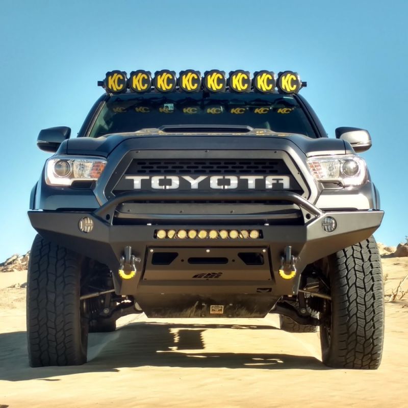 Mounted Sample of Gravity Pro6 LED 8-Light Light Bar System with Light Cover