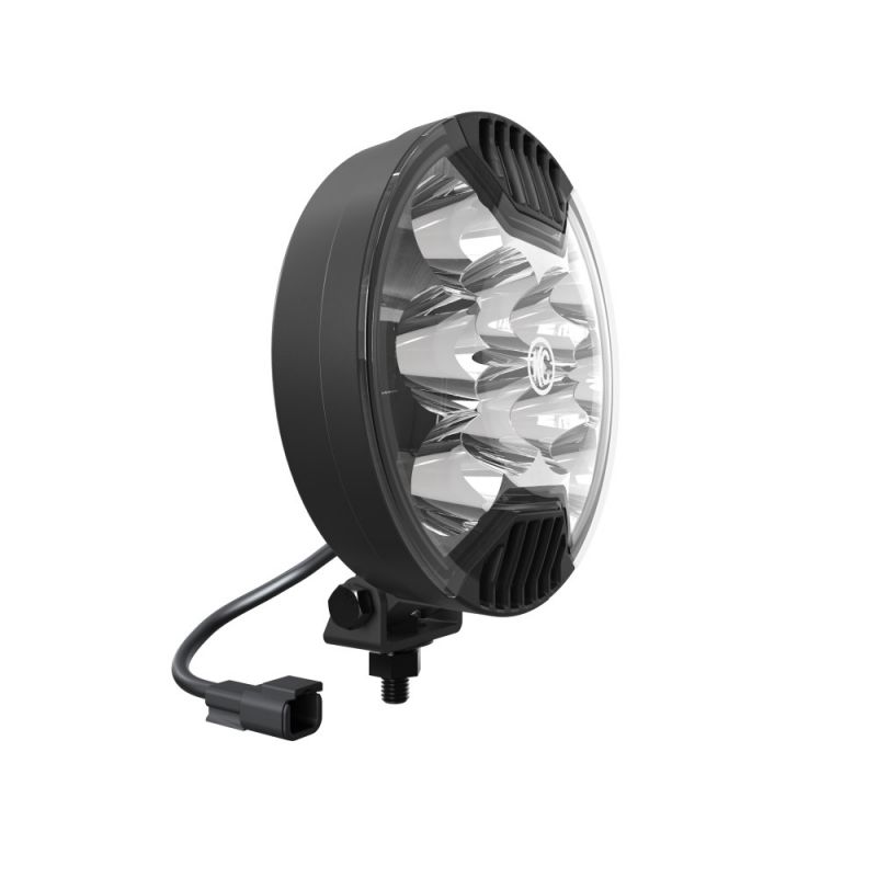 Side View KC Hilites Slimlite LED 6" 2-Light System 50W Spot Beam