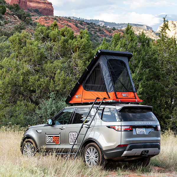 The Rugged Hardshell roof top tent by Bad Ass Tents