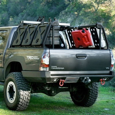 LEITNER DESIGN - ACTIVE CARGO SYSTEM - TOYOTA TACOMA SHORT BED 2005-2015 Back View Gear Boxes