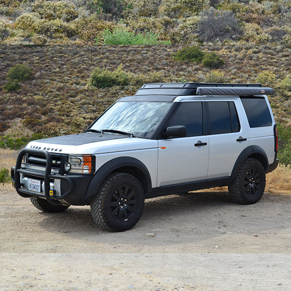 badass convoy low profile hard-shell roof top tent land rover discovery