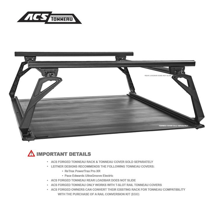 Active Cargo System Forged Tonneau Rack With Retrax Cover