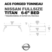 Active Cargo System Rails Only For Nissan Titan
