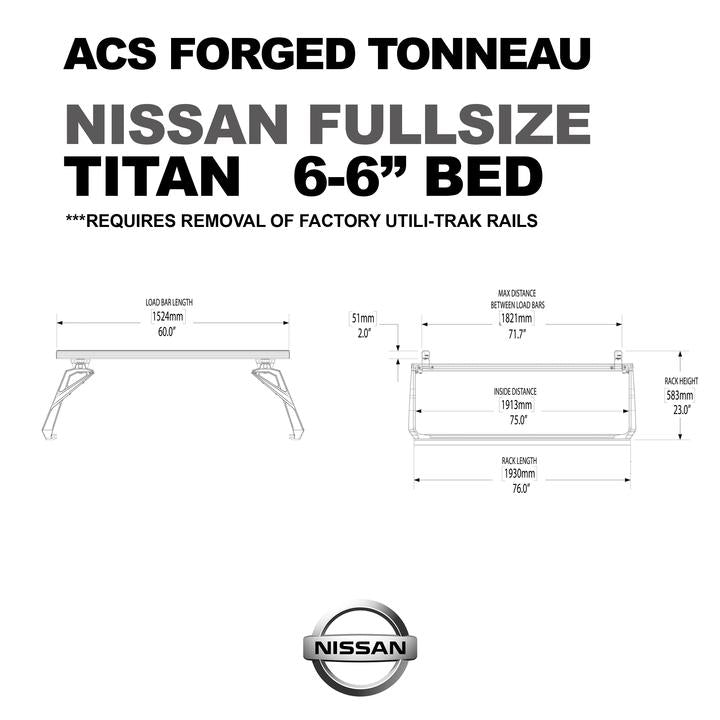 Active Cargo System Rails Only For Nissan Titan
