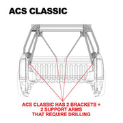 Leitner Active Cargo System ACS CLASSIC Bed Rack For DODGE RAM mounting brackets
