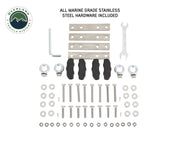 Overland Vehicle Systems Mamba 3 Hardshell Rooftop Tent Hardware Inclusion