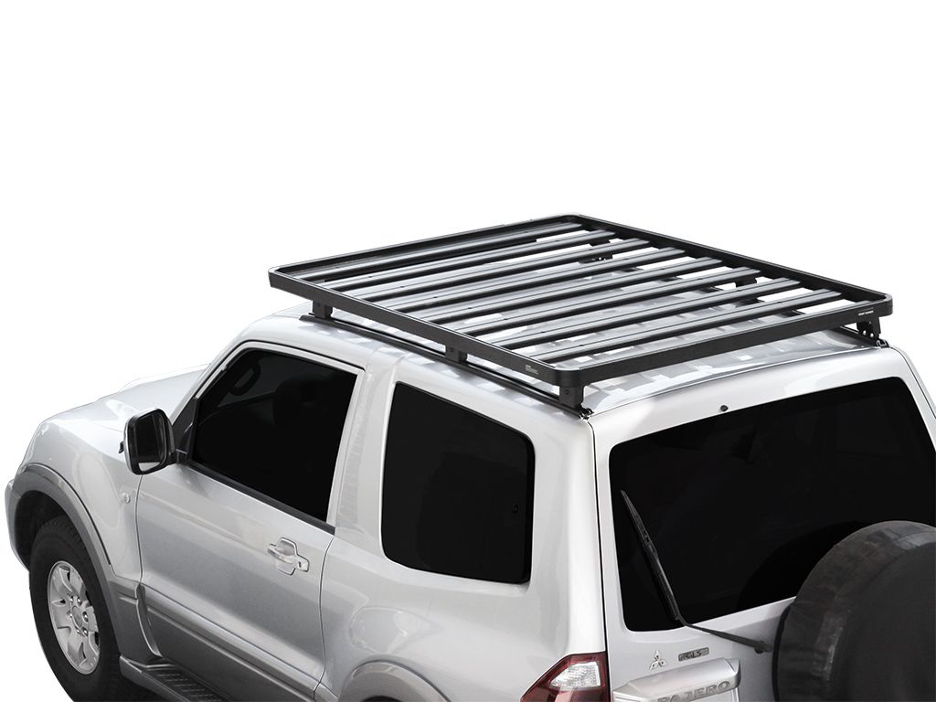 Rear view for Slimline II Roof Rack Kit by Front Runner for Mitsubishi Montero/Pajero CK SWB