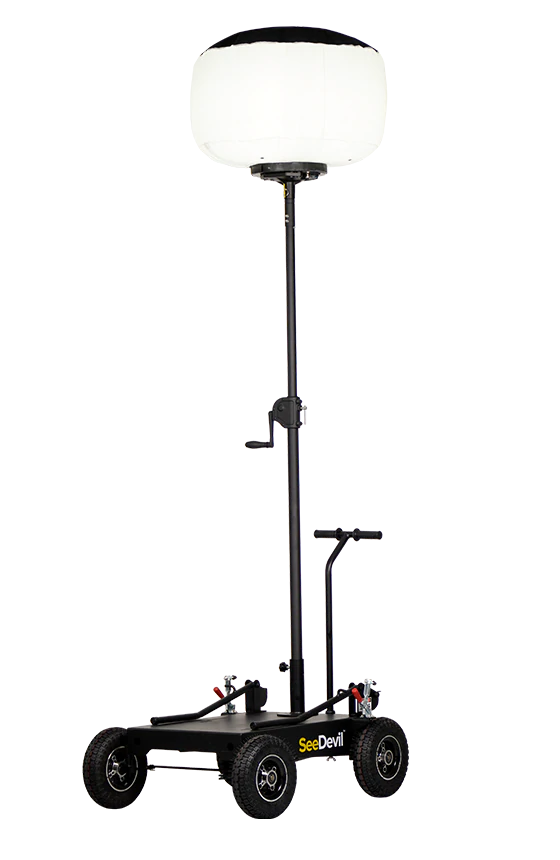 Enhanced mobility for the SeeDevil Pro Series LED Balloon Lights.