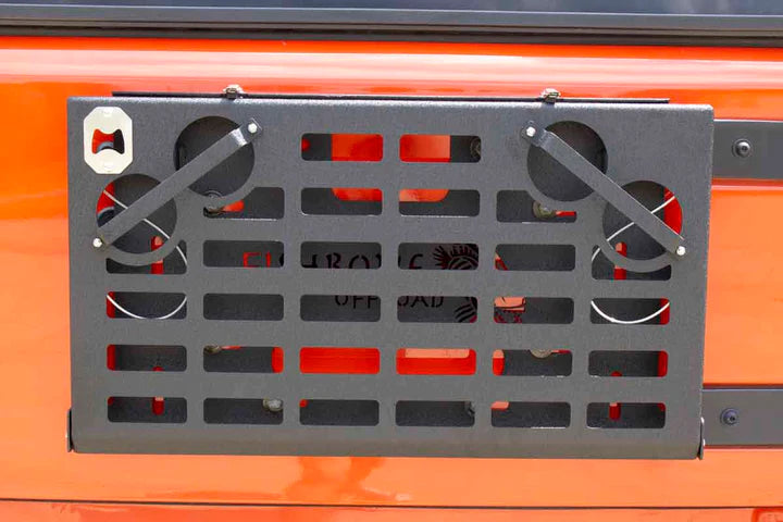 Installed Fishbone Tailgate Table on Jeep Wrangler JK