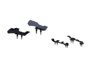 mounting brackets for slimline 2 roof rack by front runner outfitters