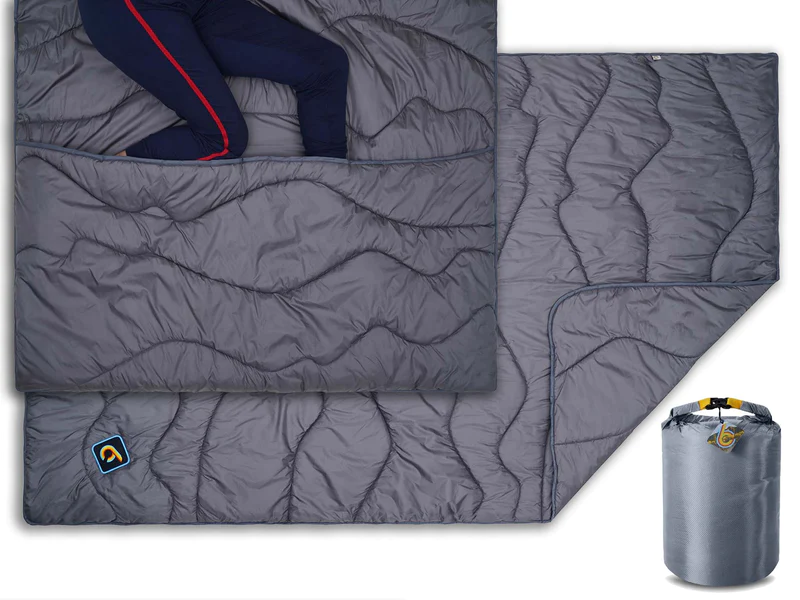 Muthatucka Camping Blanket Color Gray Variant