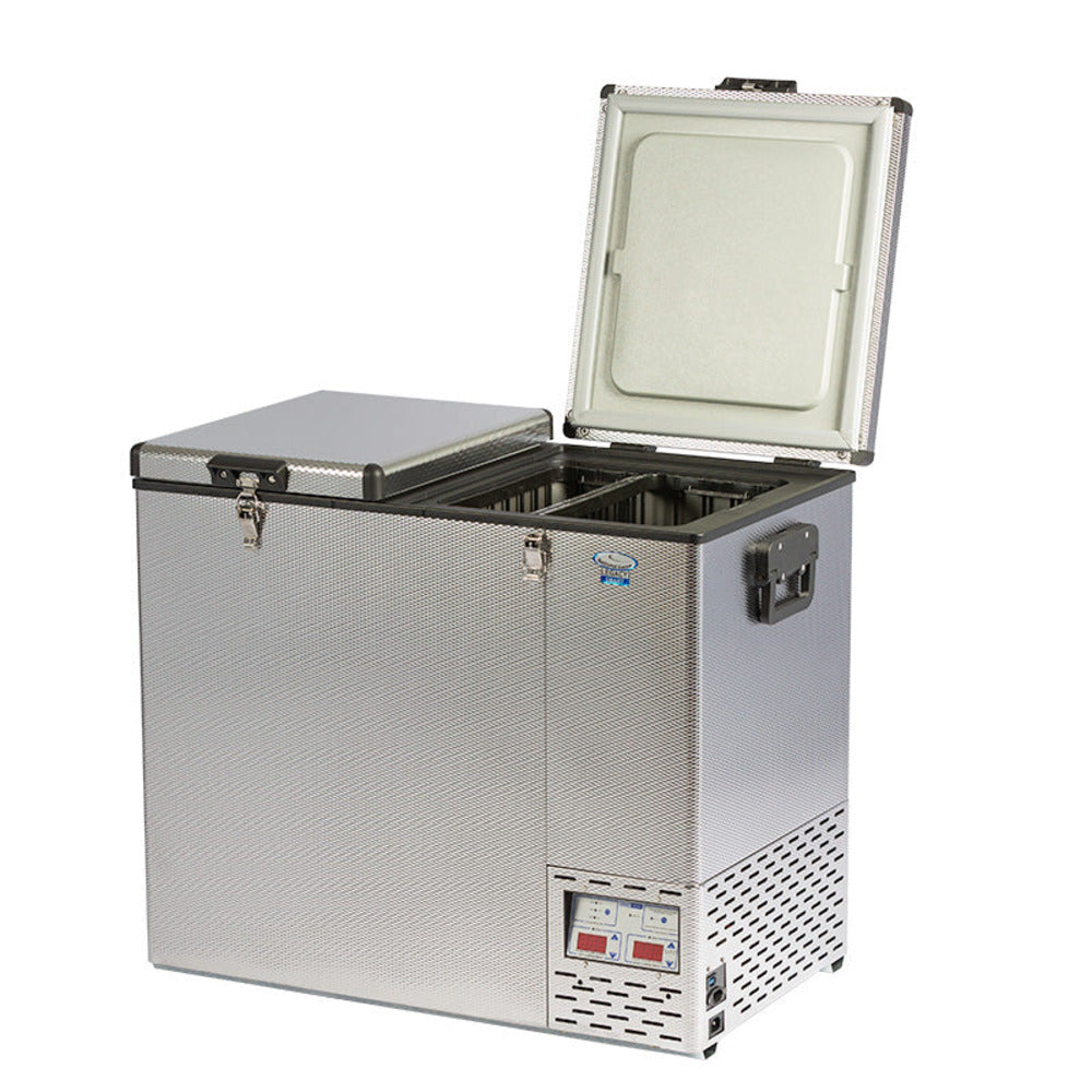Open Lid of the Smart Fridge/Freezer 110L Dual Control