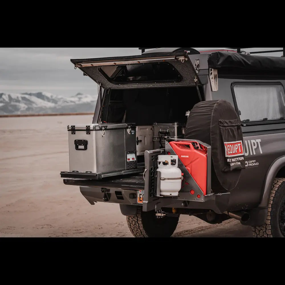 Picture of the National Luna Fridge Freezer packed in a truck