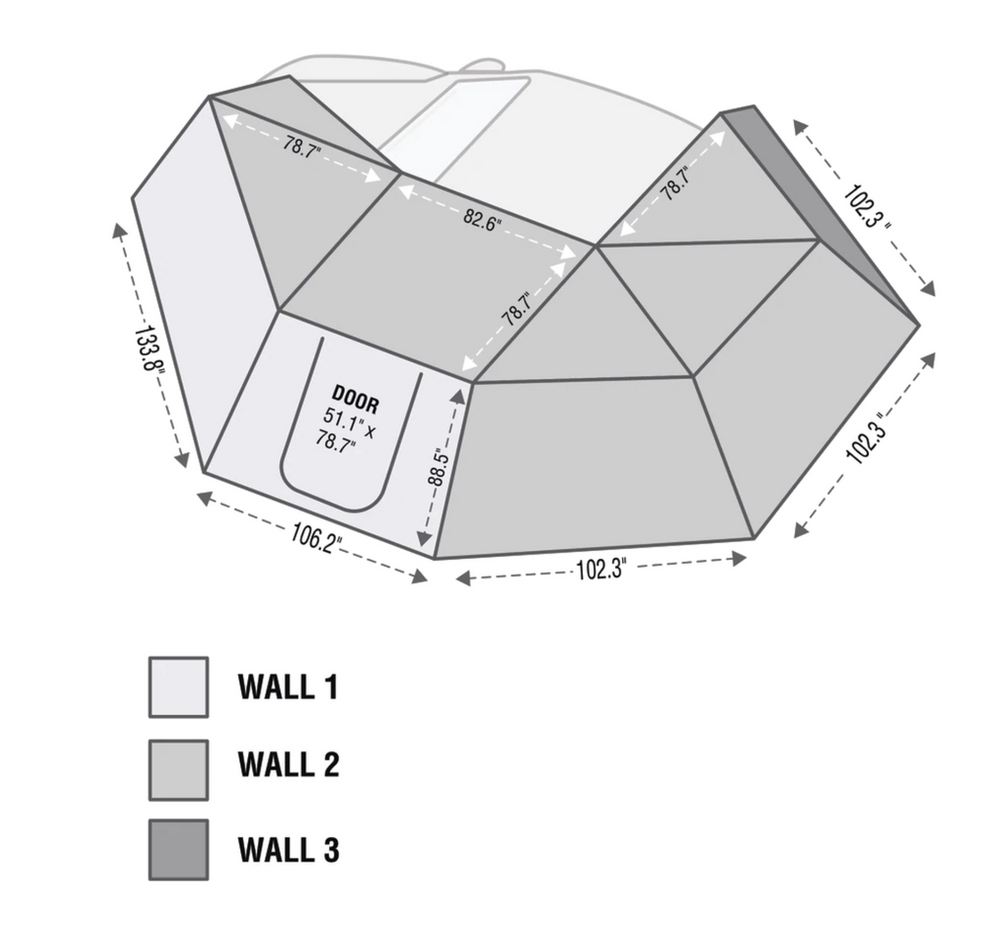 OVS 270 Awning Wall Setup