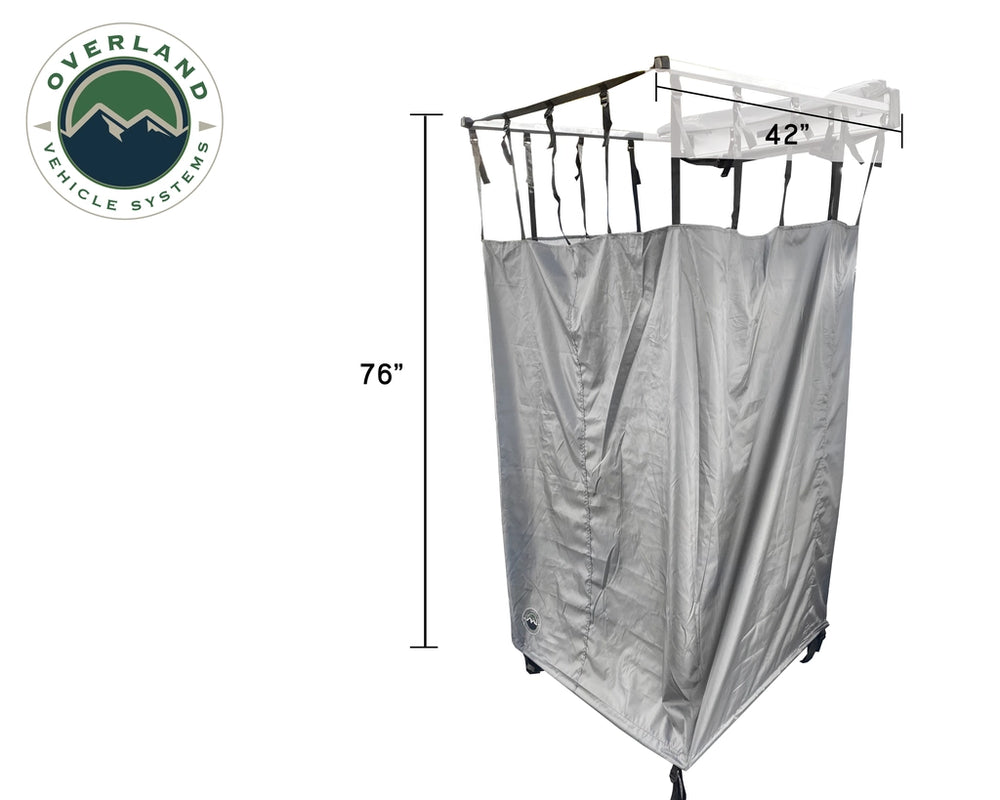 Overland Vehicle Systems Car Side Shower Room Dimension