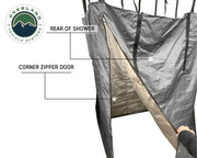 Overland Vehicle Systems Car Side Shower Room Rip Stop Fabric with Durable Materials