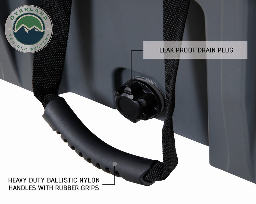 Overall Dry Box Storage 95 Quart Drain Feature