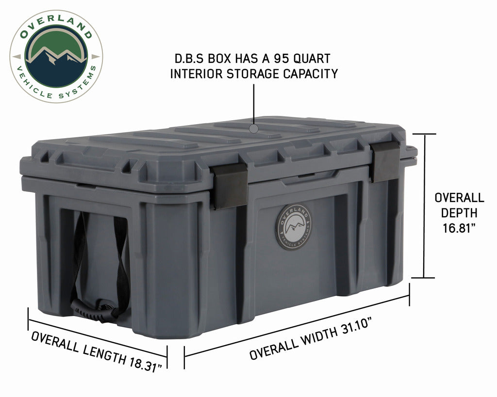 Overall Dry Box Storage 95 Quart Dimension