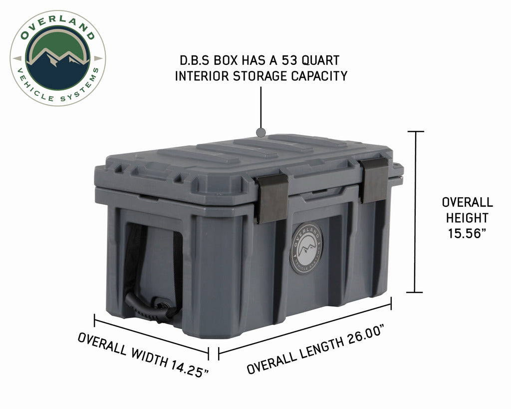 OVS Dry Storage Box 53 Quart Dimension