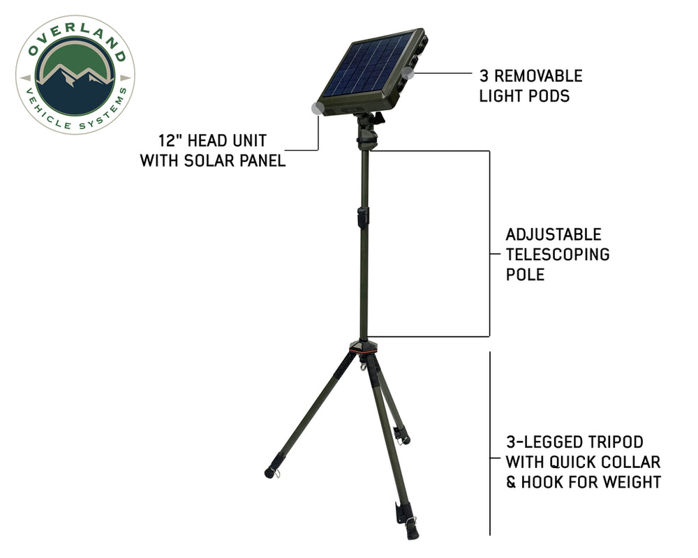 OVS Encounter Camping Light Parts and Setup Guide