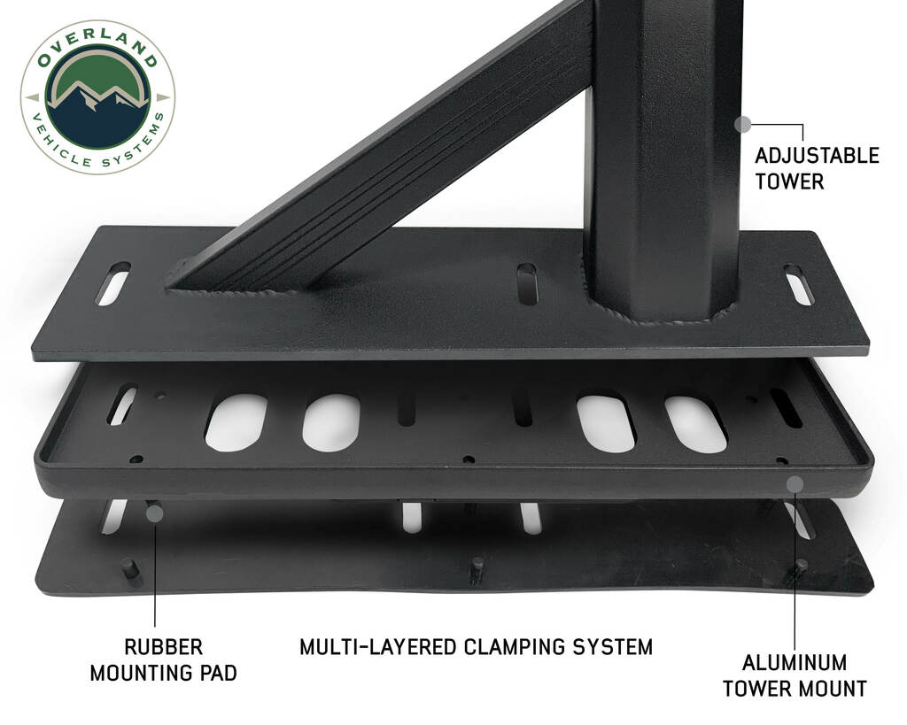 OVS Freedom Rack with Aluminum Tower Mount Multi-Layered Clamping System