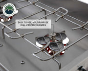 Overland Komodo Camp Kitchen Dual Burner with Propane Gas