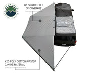 Overland Vehicle Systems Nomadic 180 Awning 88 Square Feet Covered Shelter