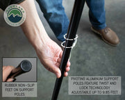 OVS 270 Awning for Mid-High Roofline Van Pivot Pole