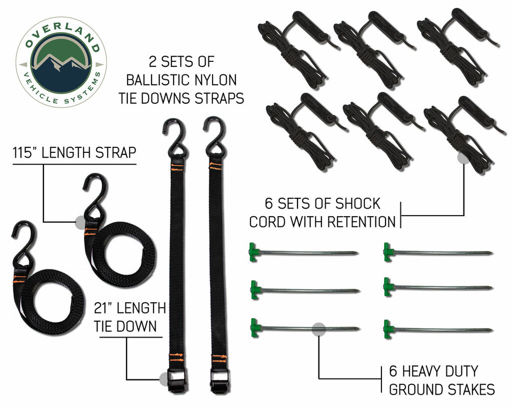 Overland Vehicle Systems Nomadic 270 Awning Accessory Inclusion