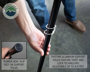 Overland Vehicle Systems Nomadic 270 Awning Pivoting Poles with Twist Technology