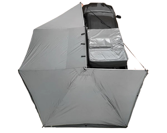 OVS Nomadic 270 Awning Installed ON Drivers Side