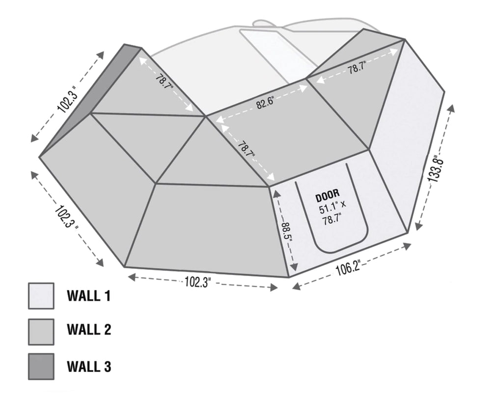 OVS Nomadic 270 Side Wall Attachment