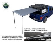 Overland Vehicle Systems Nomadic 4.5' Awning Pole Setup for Stability