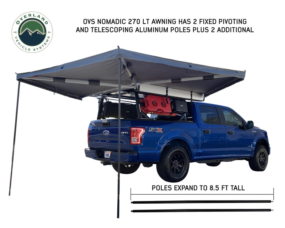 OVS Nomadic Lite 270 Awning Standard Pole Setup