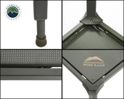 Overland Vehicles System Small Camping Table Assembly and Safety Feature