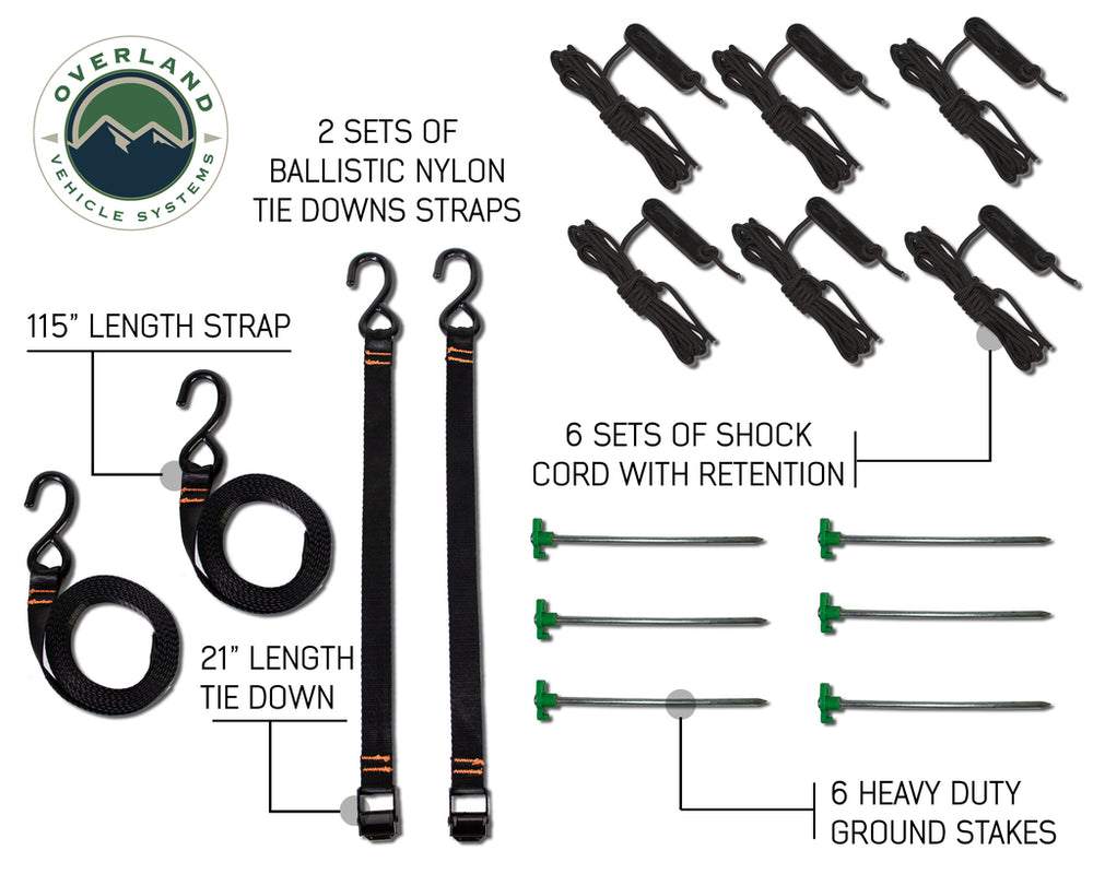 Overland Vehicle Systems 270 Awning Accessories