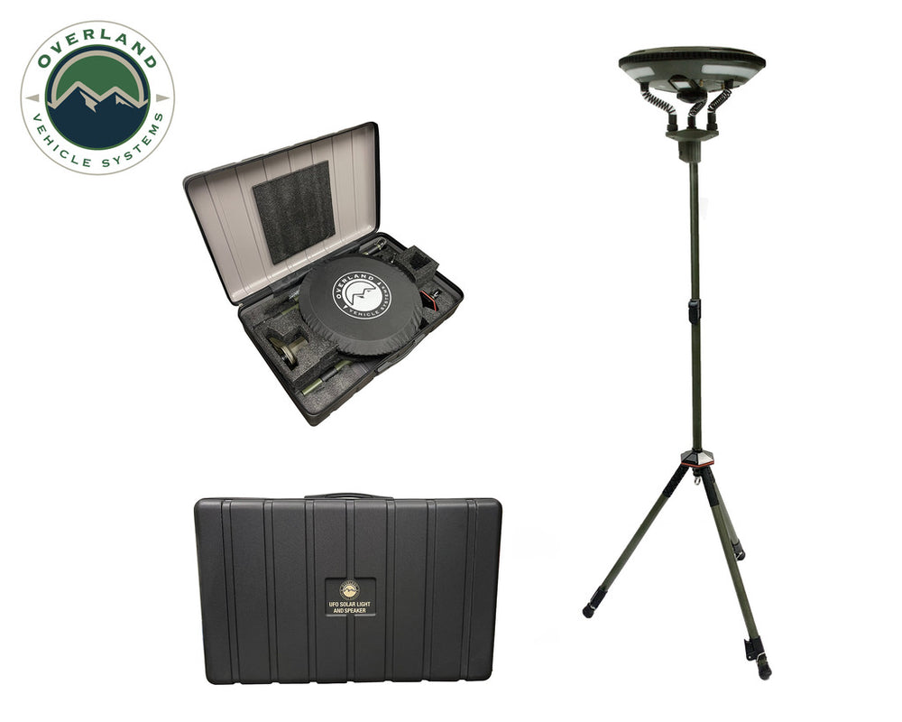 Overland Vehicle System UFO Solar LED Camplight Organizing Kit