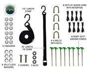 Overland Vehicle Systems 270 Awning Lite Nomadic Accessories, Hardware Installation