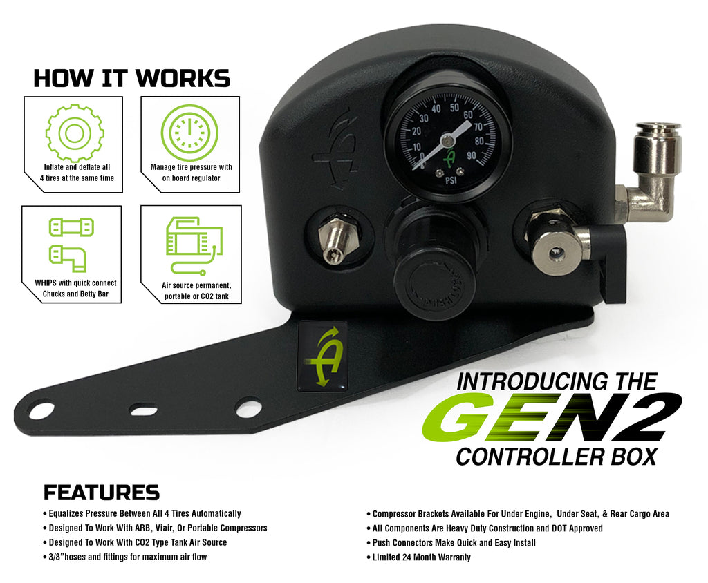 Overland Vehicle Systems Up Down Air 4 Tire Inflation System – Off Road ...