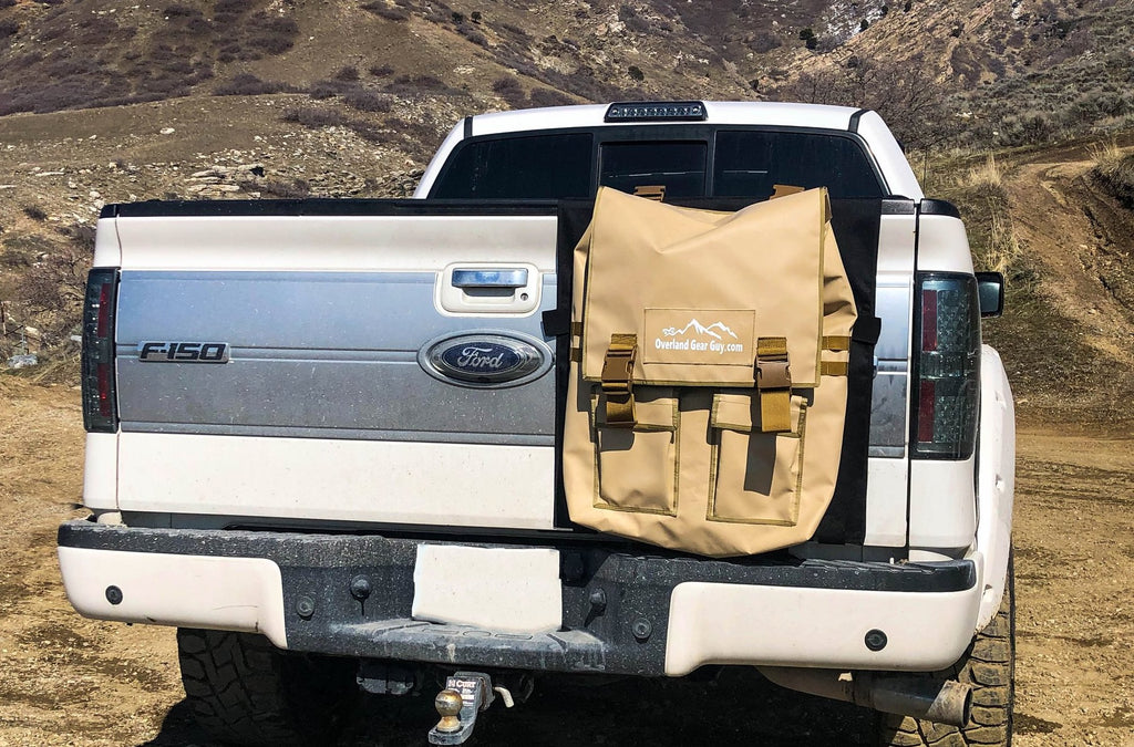 tailgate gear Overland Gear Guy Truck Tailgate Trash or Storage Bag Black / Version 1