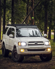 Prinsu Roof Rack Attached On A Toyota 
