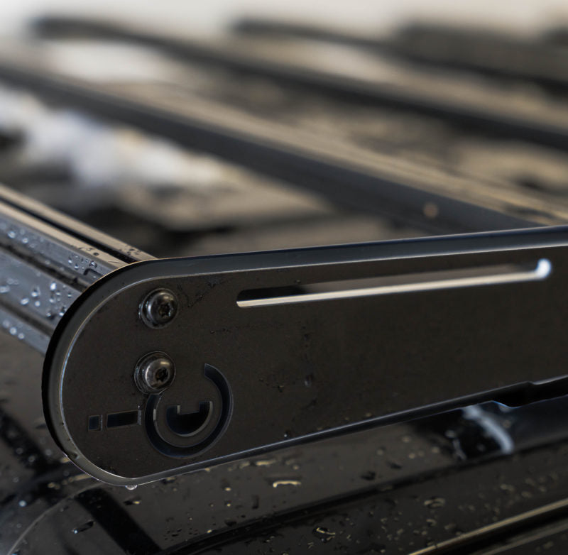 Prinsu Rack Shield Plate For Tacoma, 4Runner, Colorado, & Tundra All Black Mounted