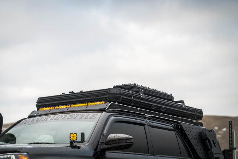 Prinsu Roof Rack With Prinsu Rack Shield Plate For Tacoma, 4Runner, Colorado, & Tundra