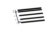 Multiple Crossbar to even distribution of weight for Polaris RZR XP Prinsu Roof Rack