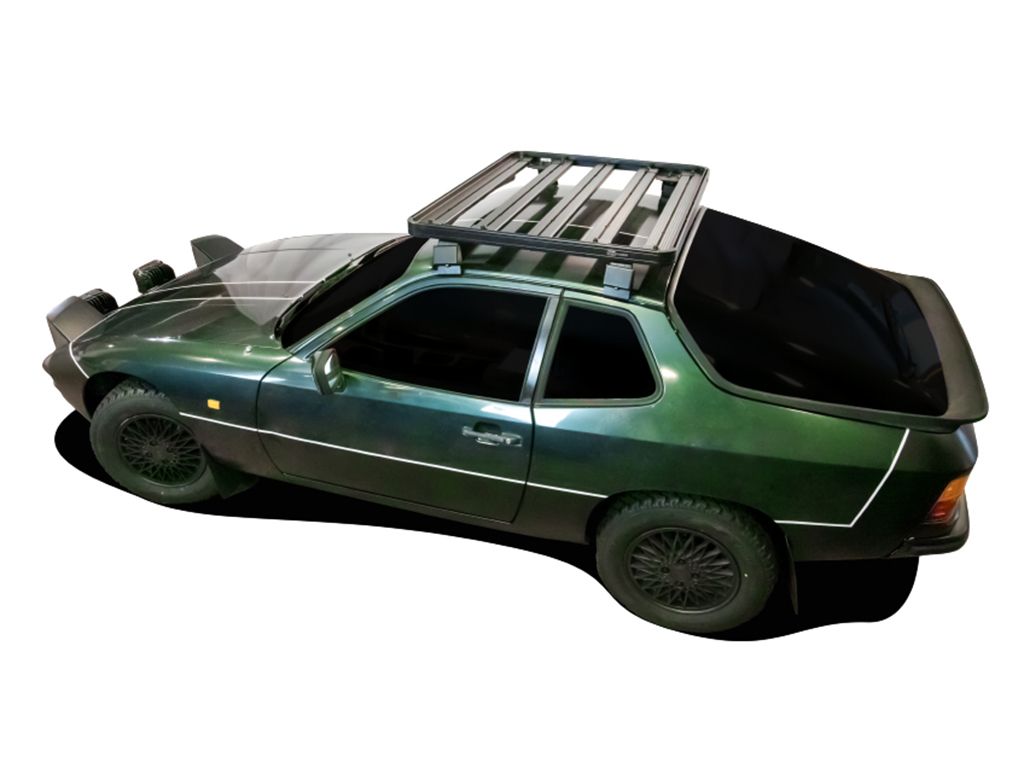 Top View of Slimline II Roof Rack Kit for Porsche 924 by Front Runner